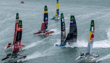 Major Crash Takes New Zealand and France out of ITM New Zealand Sail Grand Prix