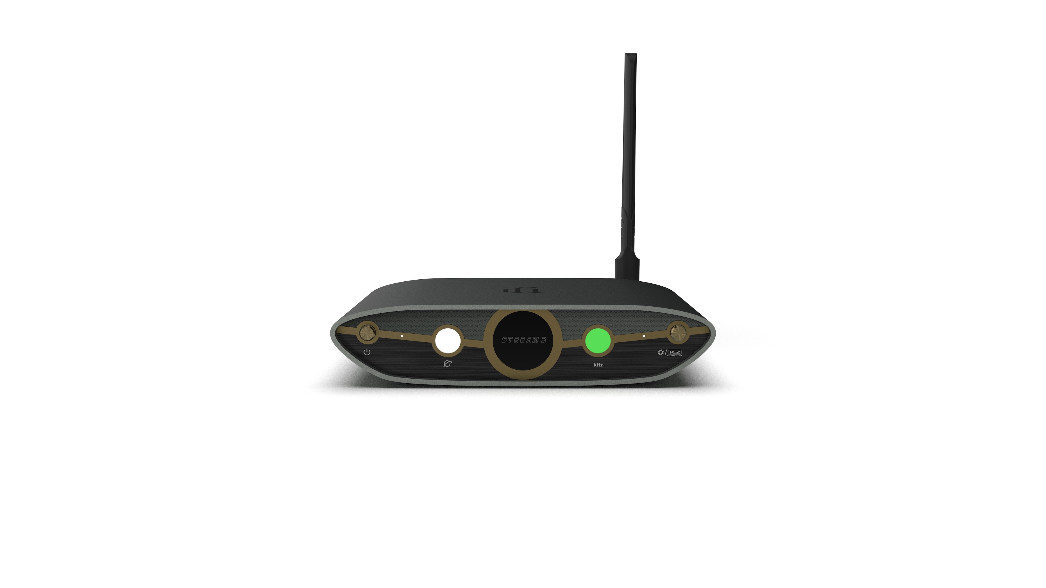 The iFi Zen Stream 3 straight-on on a white background.