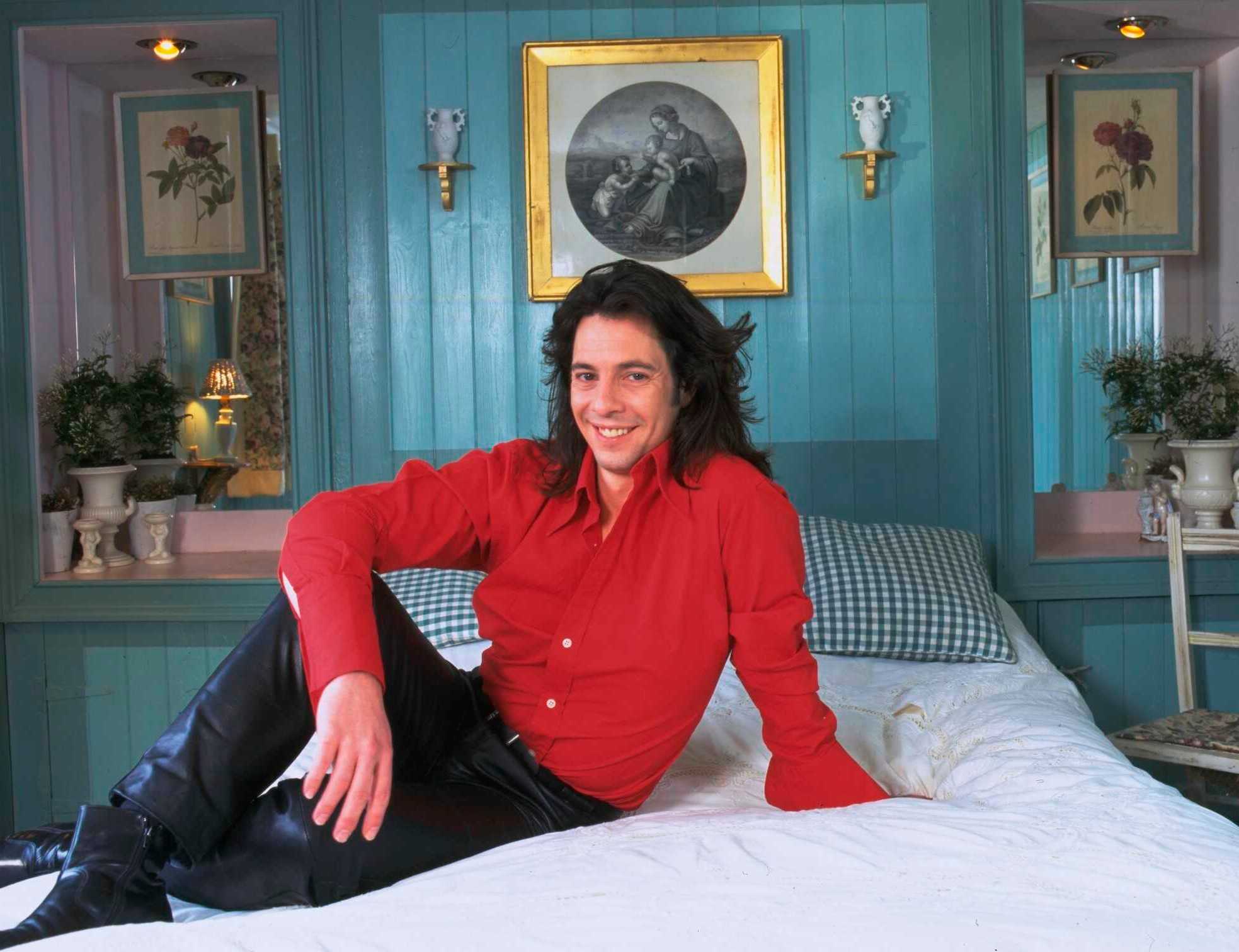 Television personality and interior designer Laurence Llewelyn-Bowen photographed at home, circa 1998.