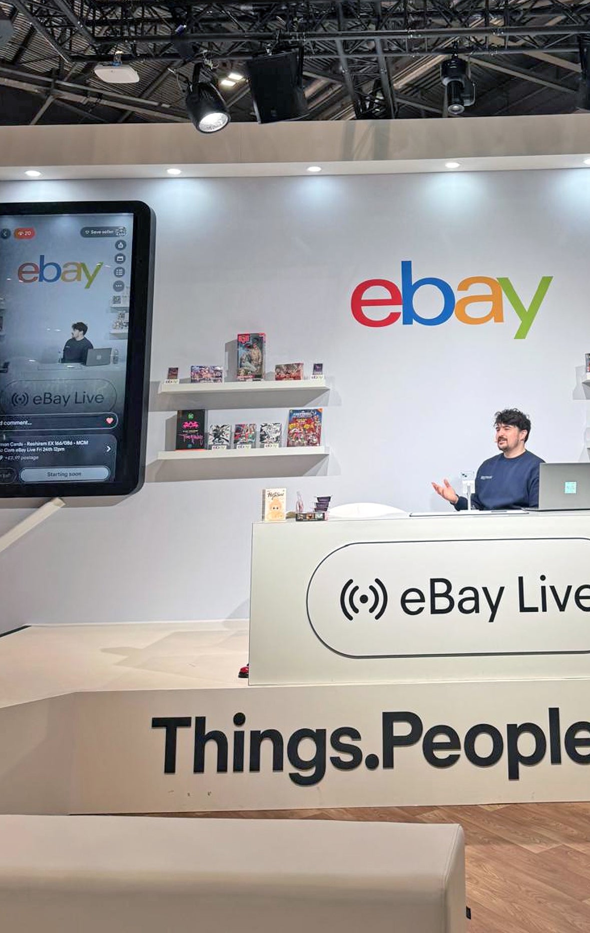 Thomas said the eBay Live sessions have boosted his sales