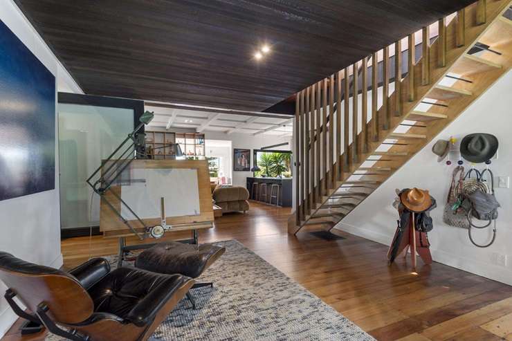 Architect Tim Dorrington and his photographer wife Emma-Jane Hetherington are selling their family home at 72 West End Road, in Auckland's Westmere. Photo / Supplied