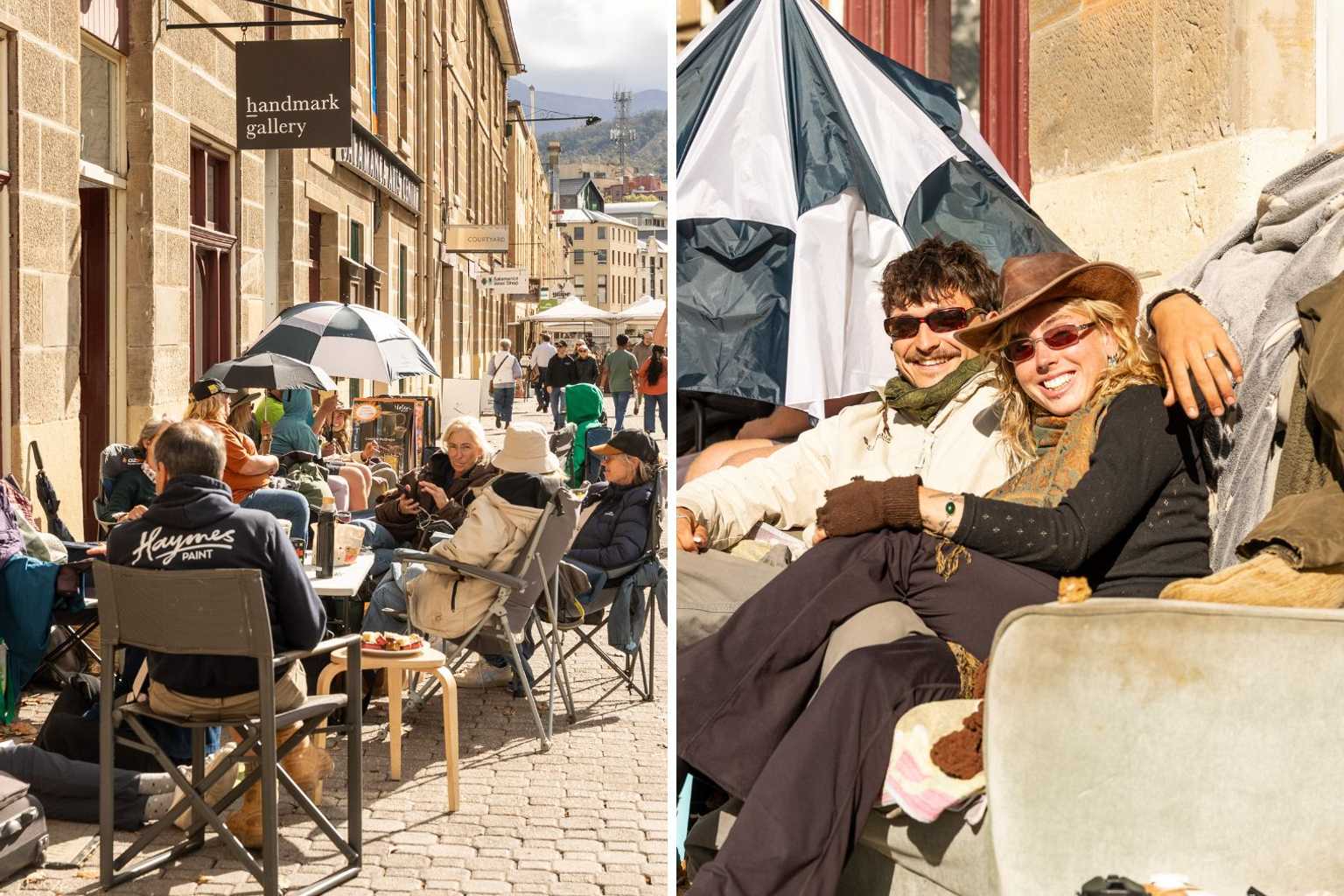 Art lovers camp outside Salamanca gallery to purchase local artist’s paintings