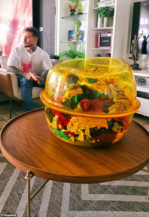 Arthur last made headlines in October when it was revealed he has a chest of 'trophies' from women he has sex with