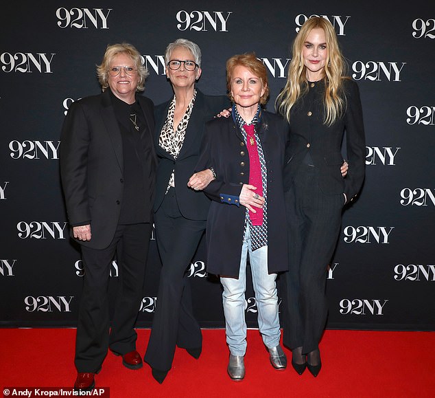 The Oscar-winning actresses reunited with their Scarpetta showrunner Liz Sarnoff (L) and author Patricia Cornwell (2-R) for a joint event with Prime series Cross at 92nd Street Y located in the Carnegie Hill neighborhood