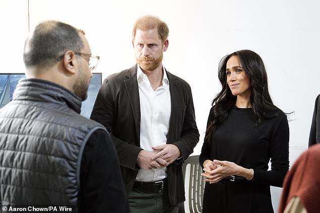 The Duke and Duchess of Sussex visited the World Central Kitchen on February 26