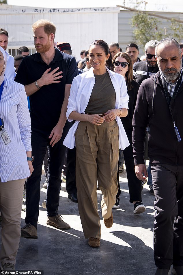 The Sussexes, in conjunction with WHO, embarked on a humanitarian trip to Jordan last month