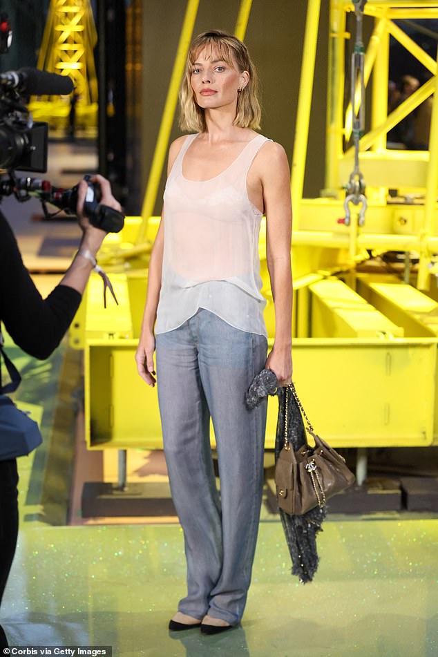 Margot Robbie, 35, (pictured) turned heads on Monday she debuted a chic bob hairstyle at the Chanel show during Paris Fashion Week