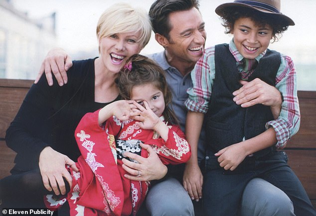 Hugh Jackman's wedding plans with his girlfriend Sutton Foster have reportedly hit a snag, as he works at getting the two children he shares with ex-wife Deborra-Lee Furness on board. Pictured with his ex-wife and kids