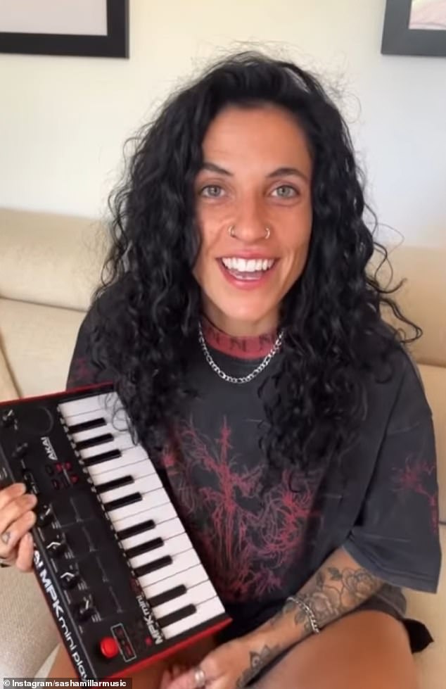 Jarrah also spoke about Julia's new relationship with a female music teacher in Melbourne, named Sasha Millar (pictured), and why he thought their love was genuine