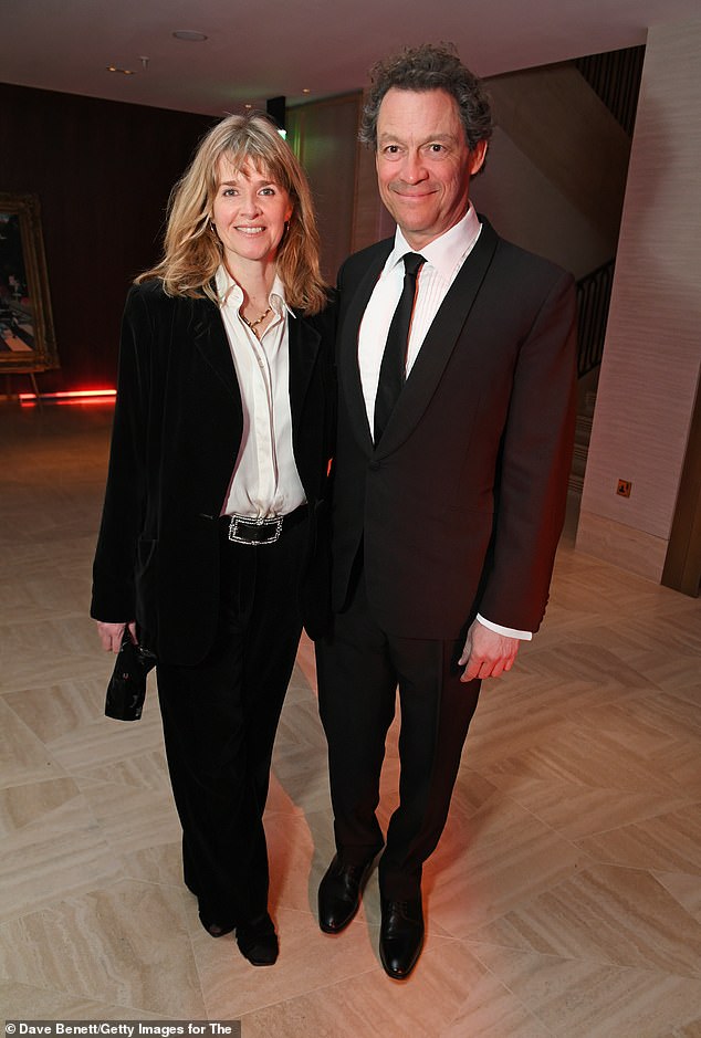 Dominic West and his wife Catherine FitzGerald were among the stars that gathered at The Chancery Rosewood in London on Thursday for The King's Trust 50th anniversary gala
