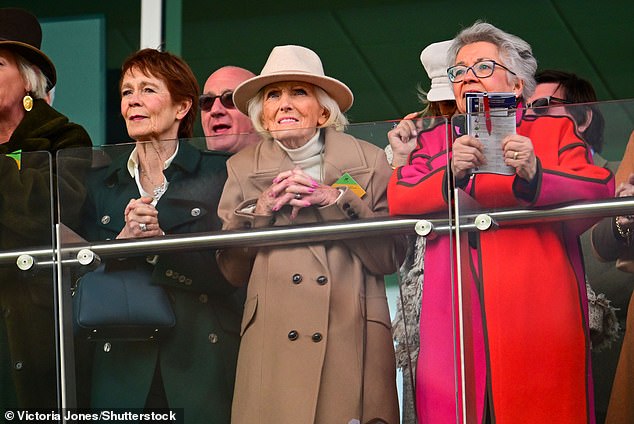 Celia Imrie and Mary Berry watched the first race together