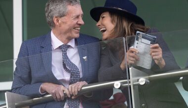 By her side throughout at this year's Cheltenham Festival was Brendan Moran, a consultant colorectal surgeon based in Basingstoke, Hampshire