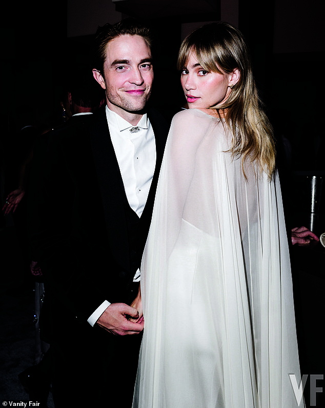 Robert Pattinson with his longtime actress and singer girlfriend Suki Waterhouse