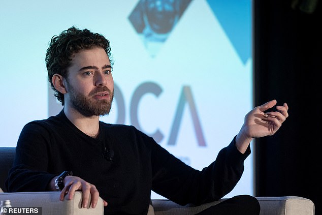 Shayne Coplan, pictured, is the CEO and founder of Polymarket, the platform on which the lucrative bets were placed