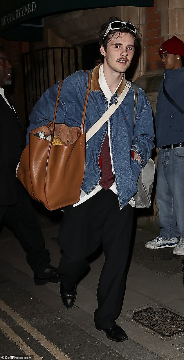 The singer, 21, who has been touring the country ahead of the release of his debut album, lit up The Courtyard Theatre in Hoxton where he was supported by his loved ones