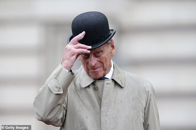 Upon his final royal engagement, the prince gave the crowd a valedictory wave of his hat