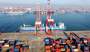 China exports sharply beat expectations as trade surplus in the first two months surges to highest on record