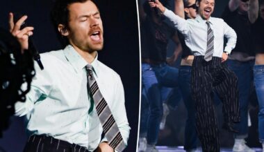Harry Styles opens 2026 BRIT Awards with show-stopping performance of 'Aperture'