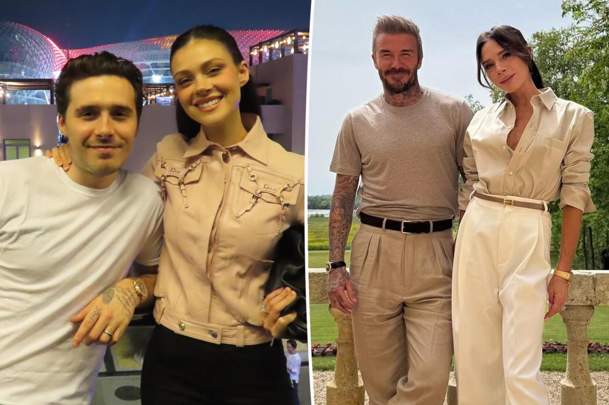 Nicola Peltz dodges question on feud with Brooklyn Beckham's family