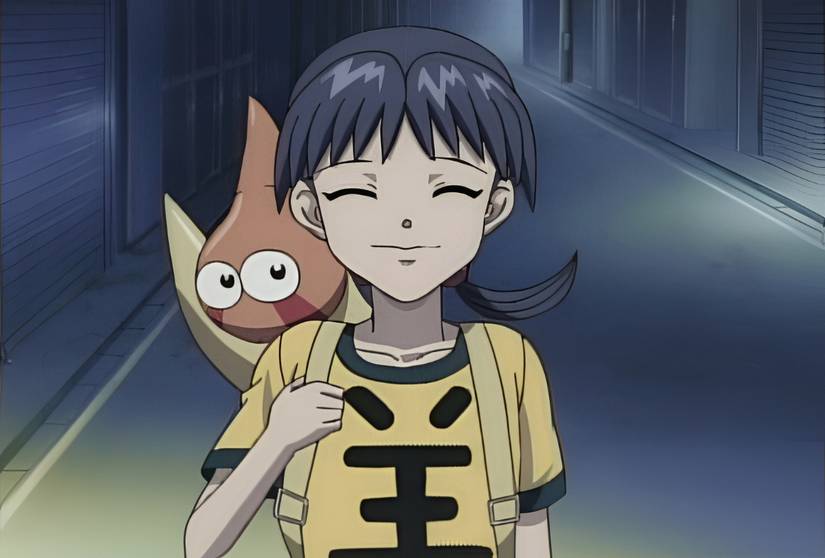 A young girl walks home while carrying a starfish spirit on her back in Shadow Star