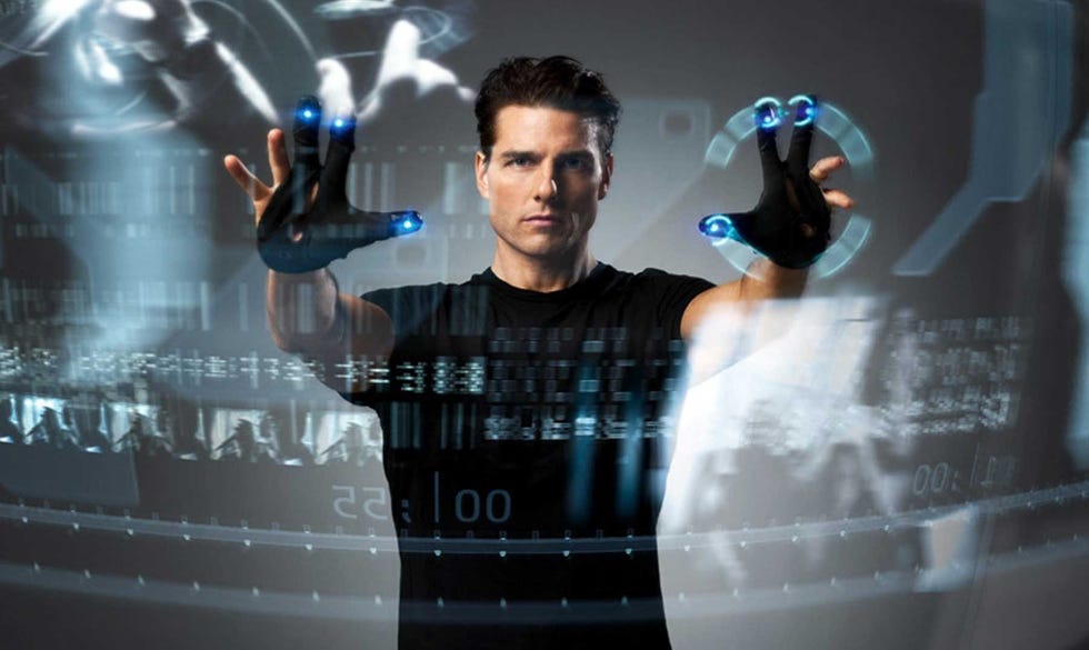 Minority Report starring Tom Cruise Minority Report starring Tom Cruise
