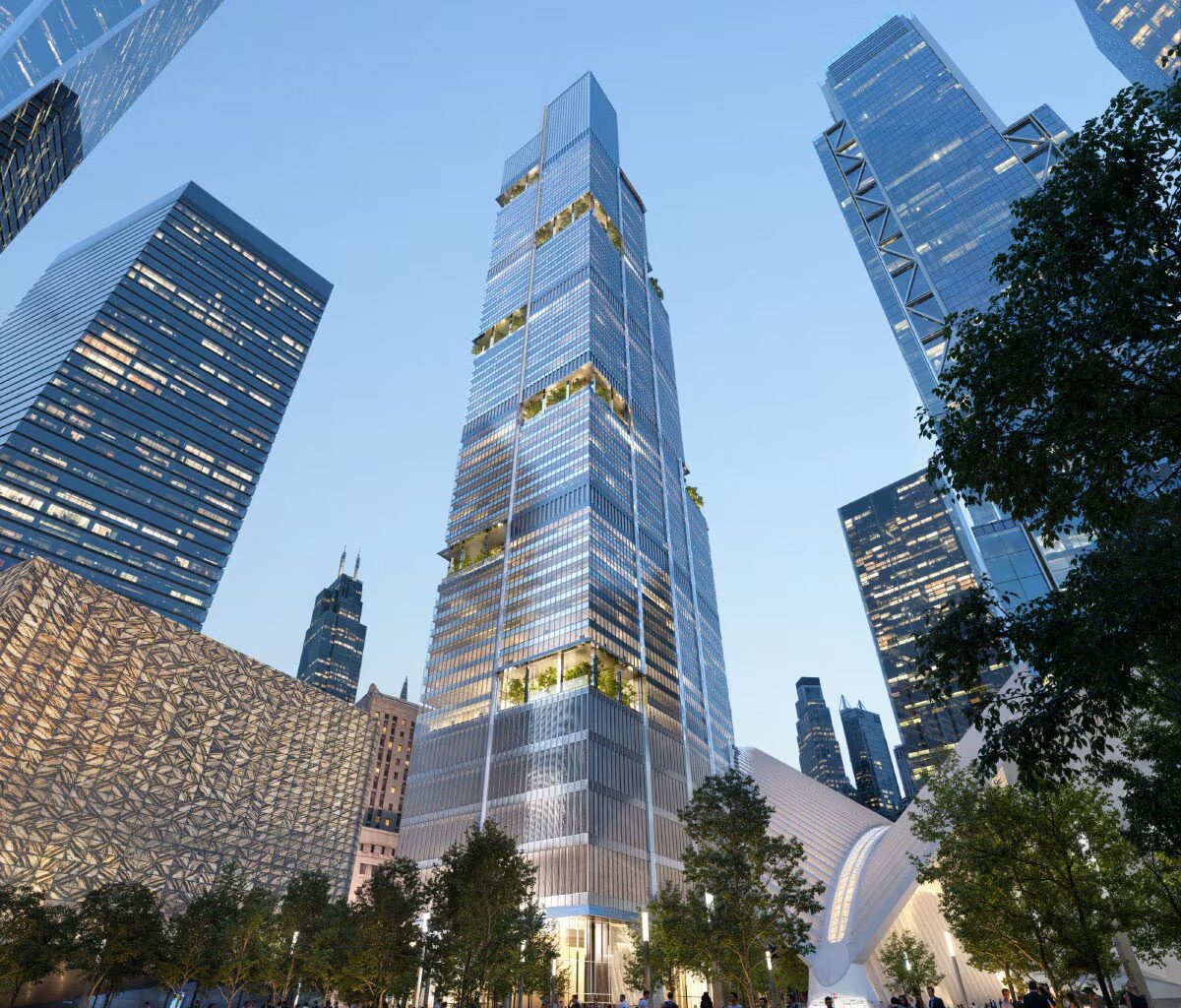 Foster + Partners’ Two World Trade Center Revealed in New Renderings, Construction to Begin in 2026