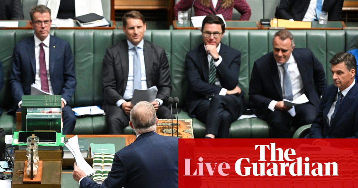 PM tables election review in question time – as it happened | Australia news