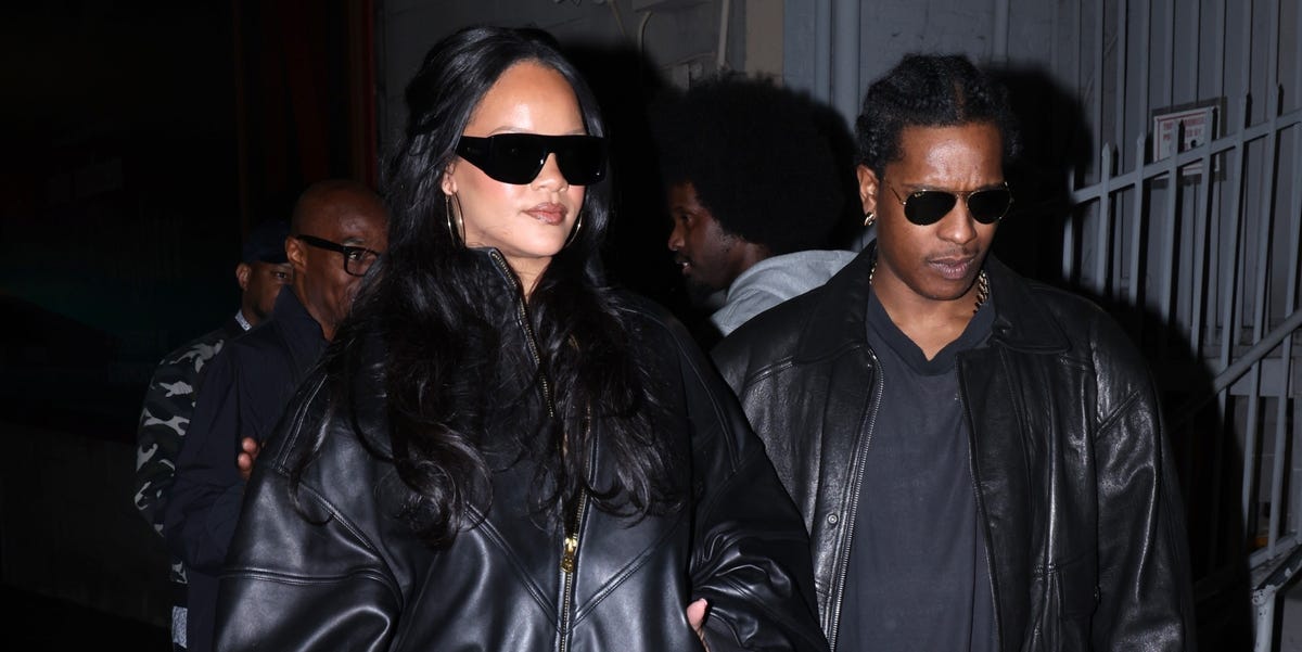 Rihanna Wears a Leather Willy Chavarria Jacket to a Comedy Show