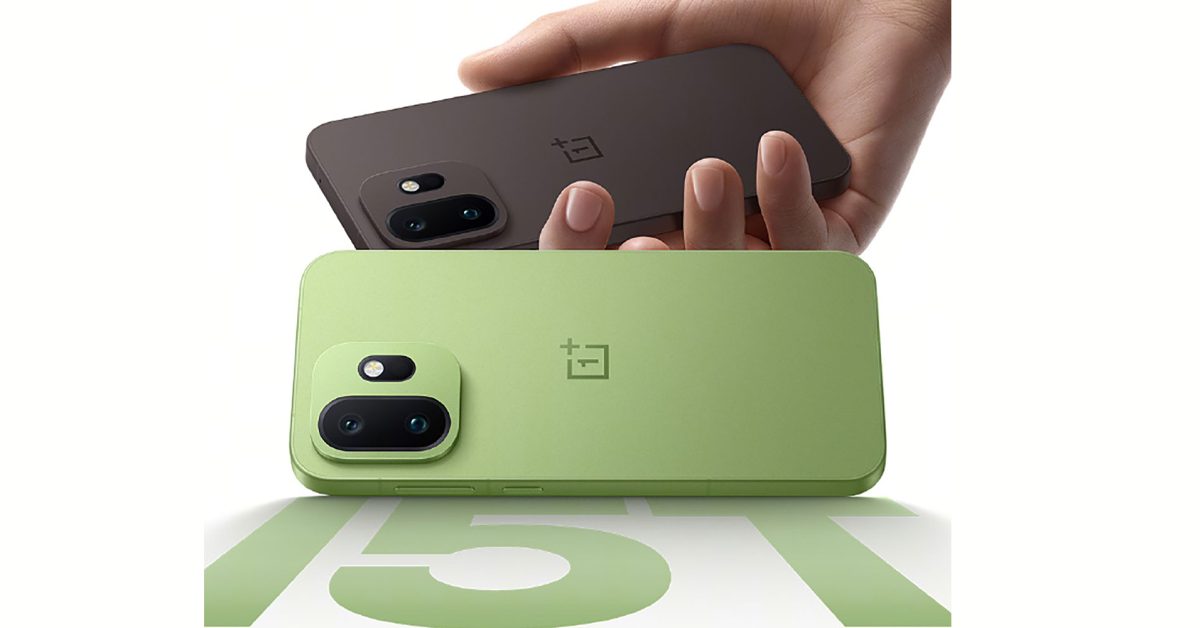 OnePlus 15T design and colors revealed as China launch nears