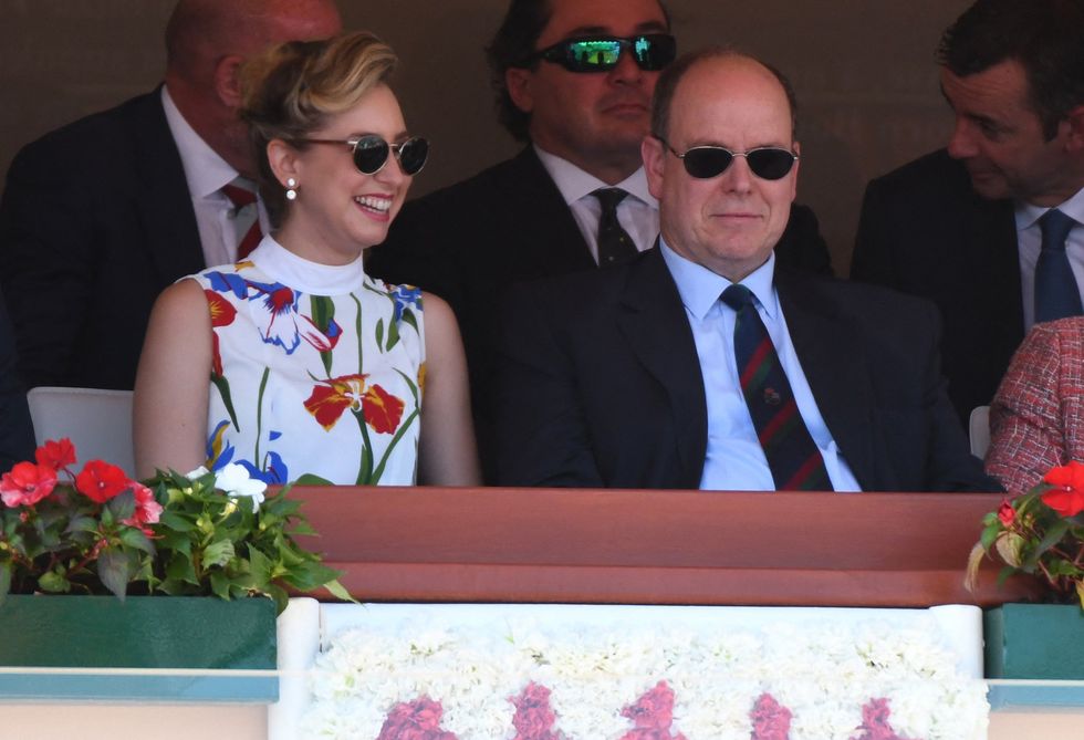 Prince Albert and Jazmin Grimaldi
