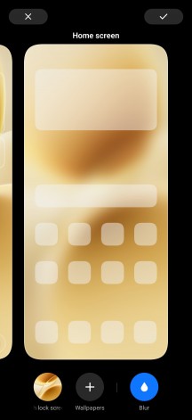 Lock screen options - Vivo V70 review