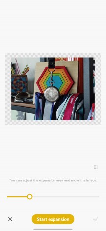 AI Image Expansion - Vivo V70 review