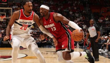 Adebayo sets Heat record with 31 in first quarter, 43 in half