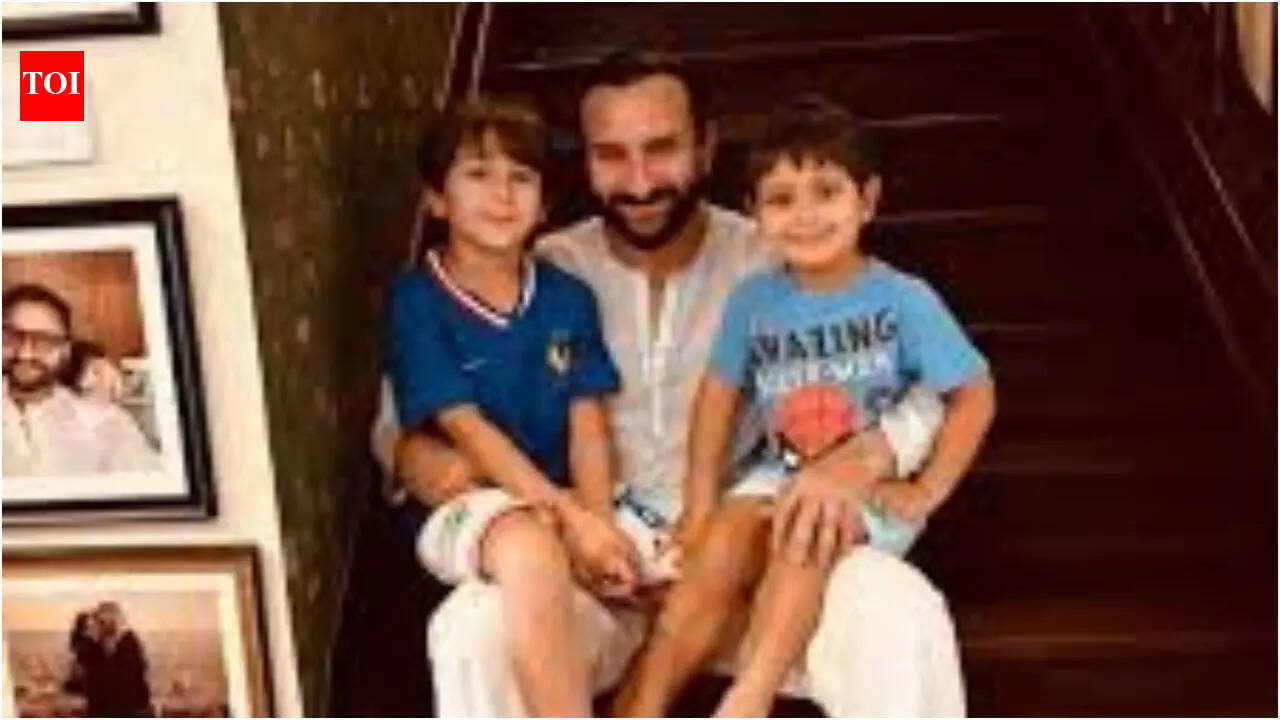 Saif Ali Khan reveals the answer he gave to Taimur’s adorable question of 'how long are you planning to do this for?' | Hindi Movie News