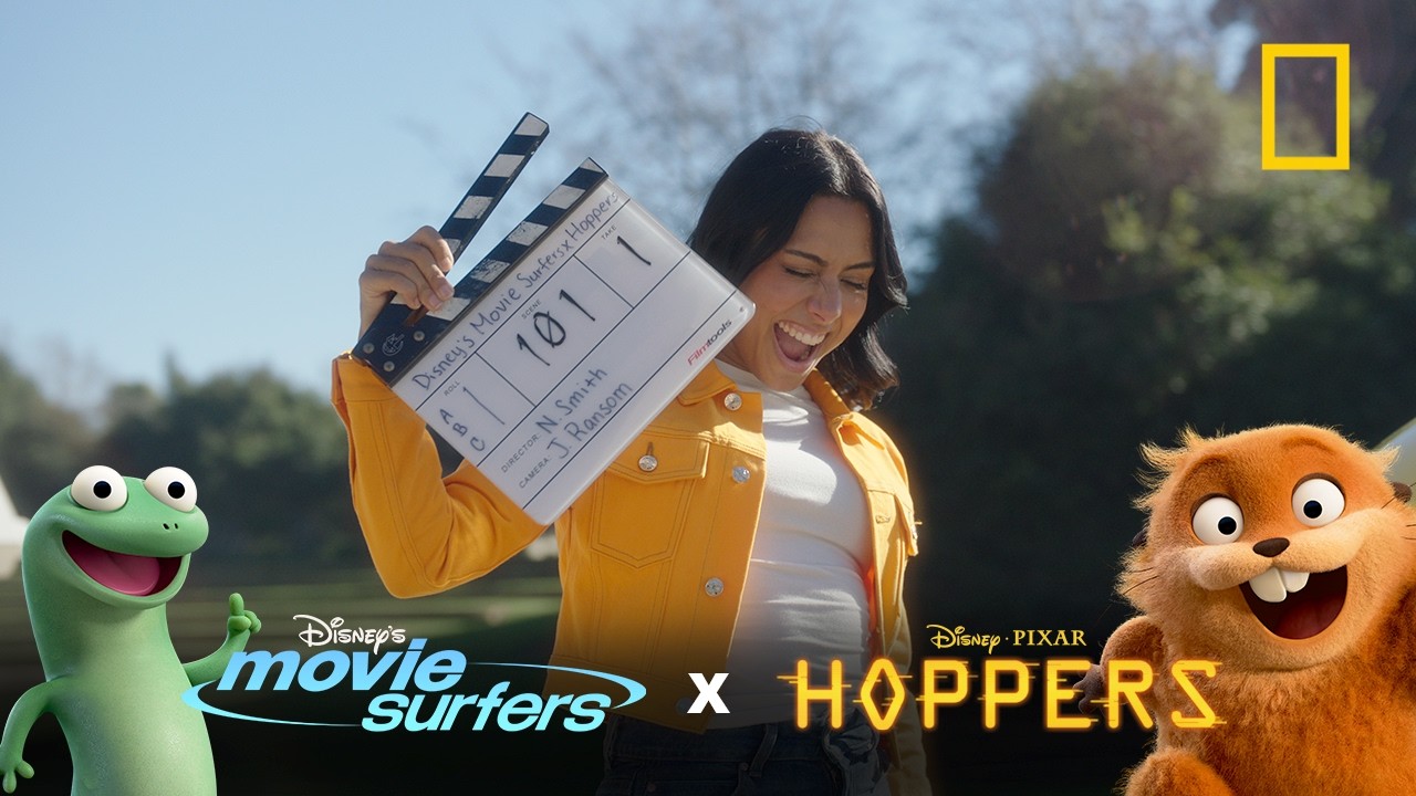 Movie Surfers | Behind the Scenes of Hoppers with @MichelleKhare - YouTube