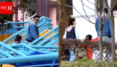 Ranbir Kapoor and Alia Bhatt SPOTTED in Hong Kong with daughter Raha ahead of actress' birthday - WATCH﻿﻿﻿ |