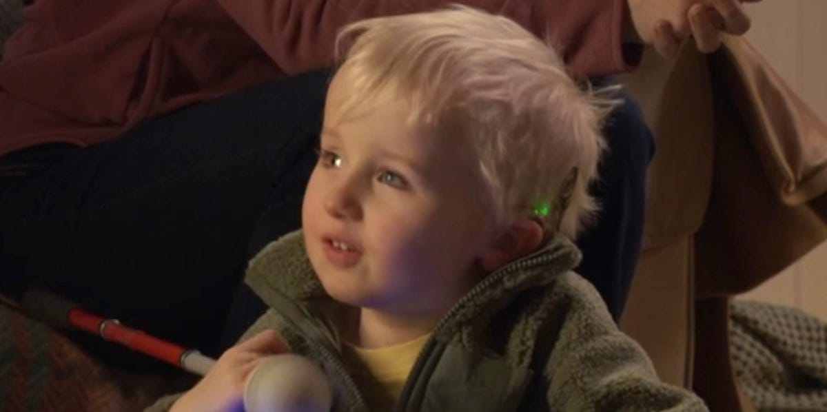 EastEnders airs acting debut of deafblind child star