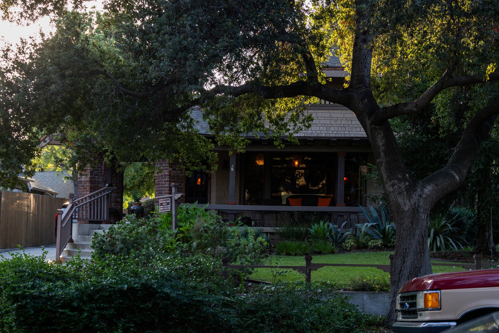 A Craftsman style home on Mar Vista Ave in Bungalow Heaven in Pasadena.