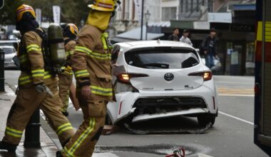 Loud boom as hybrid vehicle 'explodes' in central Dunedin
