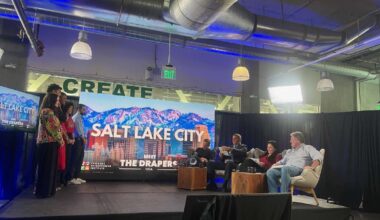 Entrepreneurs pitch business ideas to investors during Utah filming of 'Meet the Drapers'