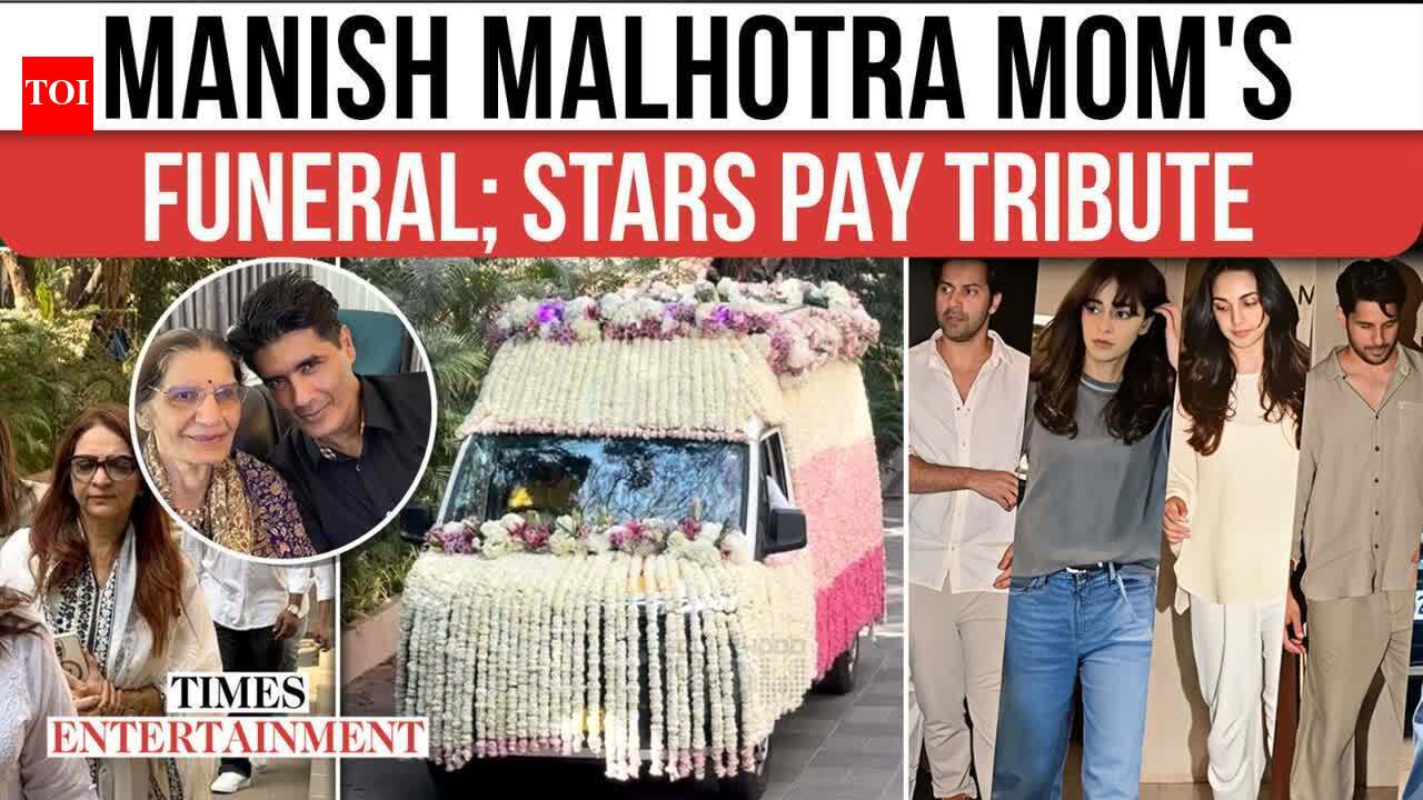 Manish Malhotra grateful to paps for privacy post Mother's passing; ‘Ekdum private moment tha’ | Hindi Movie News