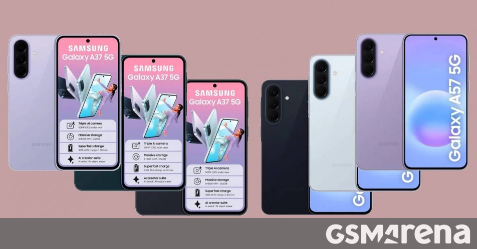 Samsung Galaxy A37 and Galaxy A57 listed at another store, prices and specs revealed again