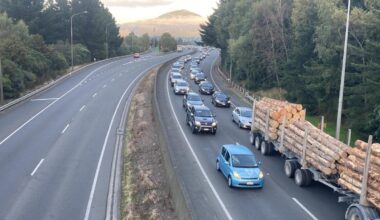 Crash slows Dunedin motorway to a crawl