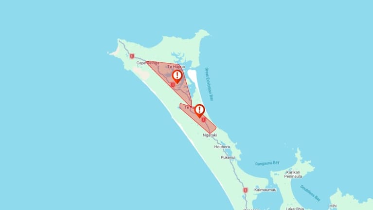 Top Energy outages in the Far North.