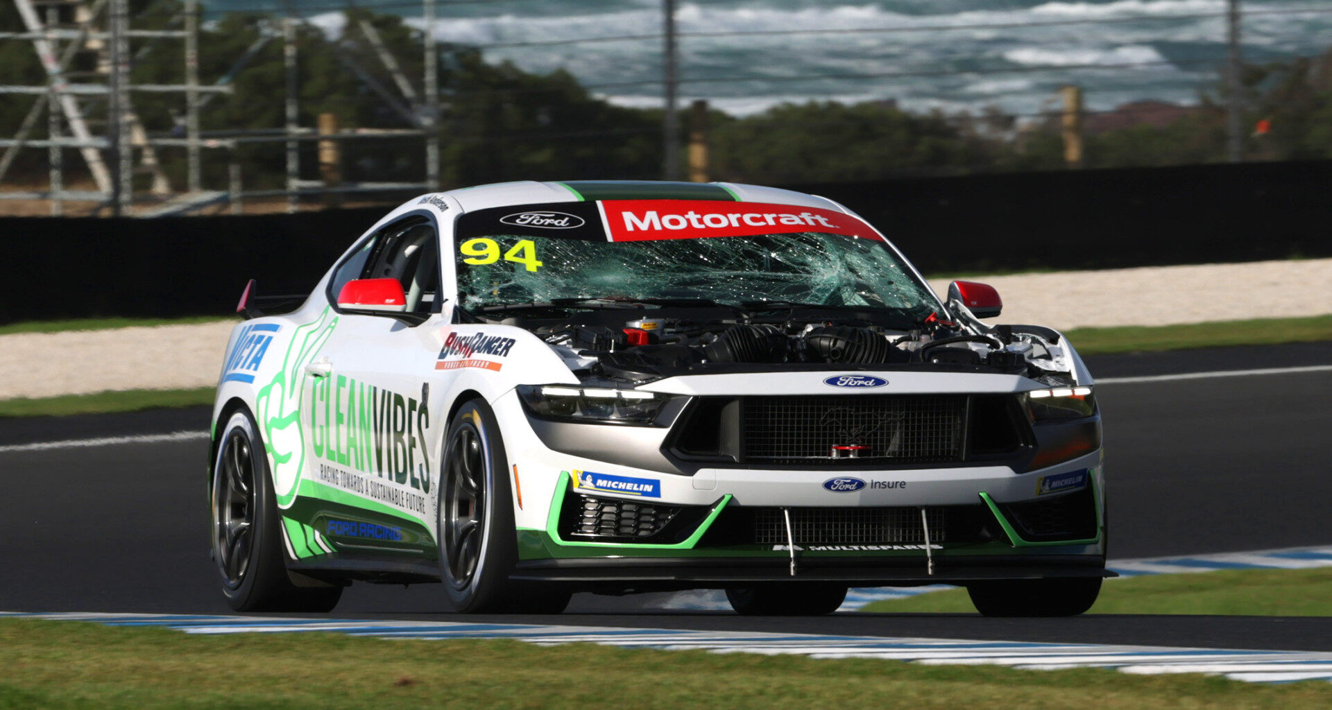 Mustang Cup responds to Phillip Island bonnet drama