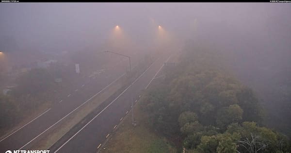Flights cancelled as Aucklanders awaken to dense fog, foghorns