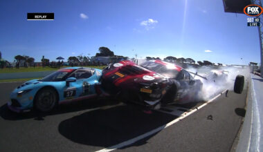 Bizarre Safety Car incident triggers airborne Ferrari crash