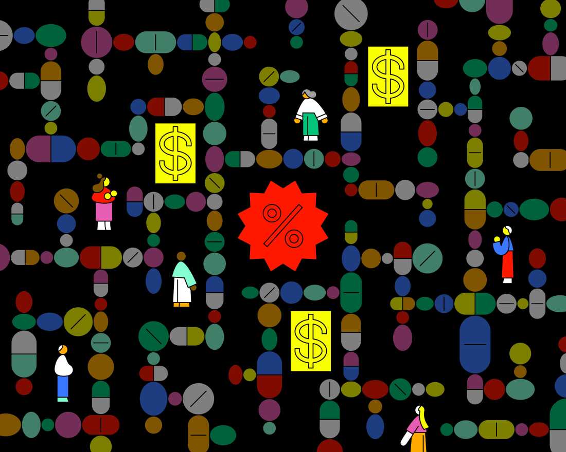 Patients navigate a maze to find their medicines at the right price.