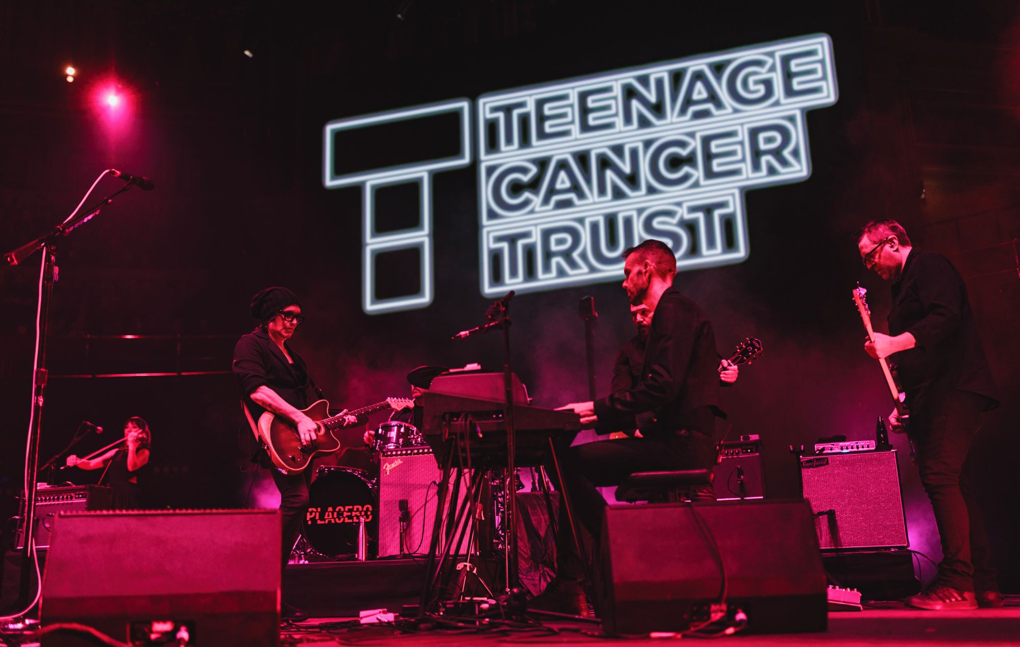 Placebo live at Robert Smith's Teenage Cancer Trust gigs at London's Royal Albert Hall. Credit: John Stead, Teenage Cancer Trust