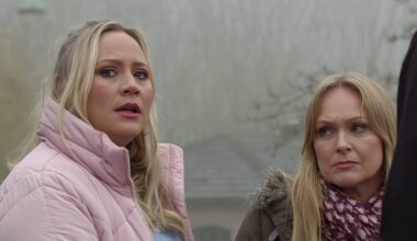 Emmerdale airs Tracy Robinson's exit scenes after happy real-life news